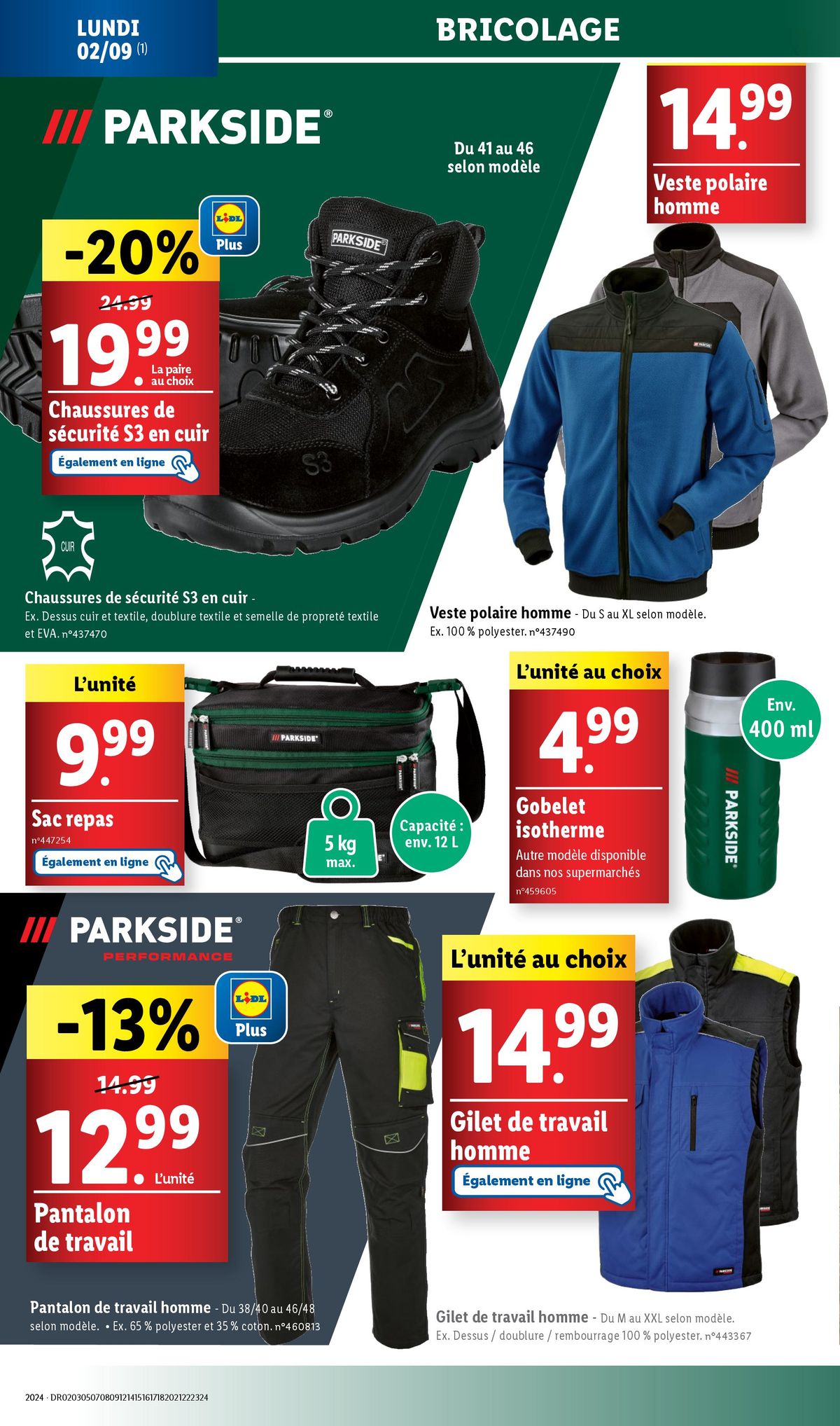 Catalogue Profitez de nos offres pour bricoler comme un pro avec notre gamme Parkside., page 00014