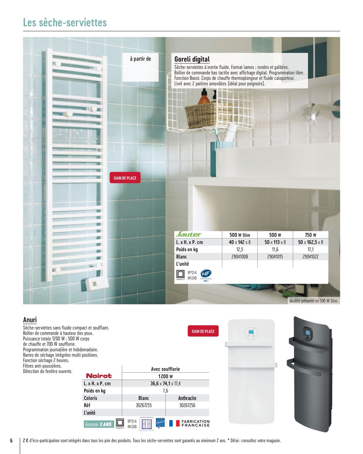 Catalogue Chauffage & SÈCHE-SERVIETTES, page 00006