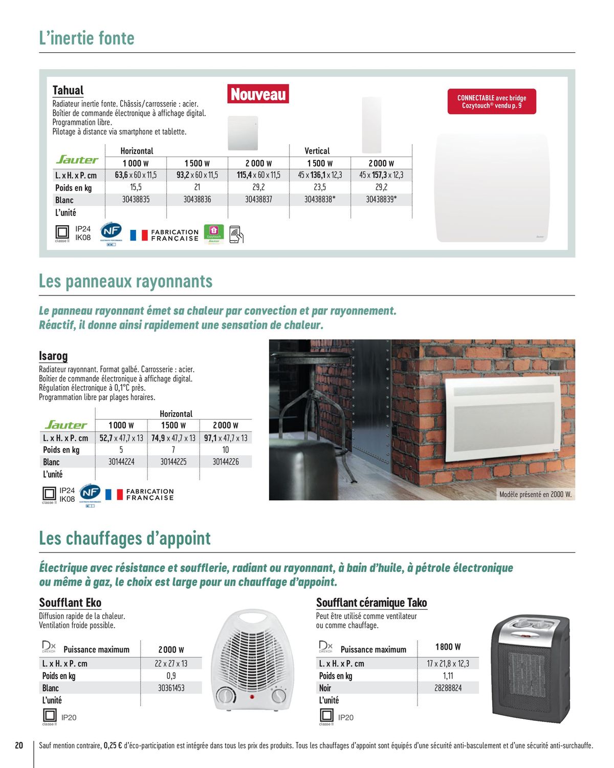 Catalogue Chauffage & SÈCHE-SERVIETTES, page 00020