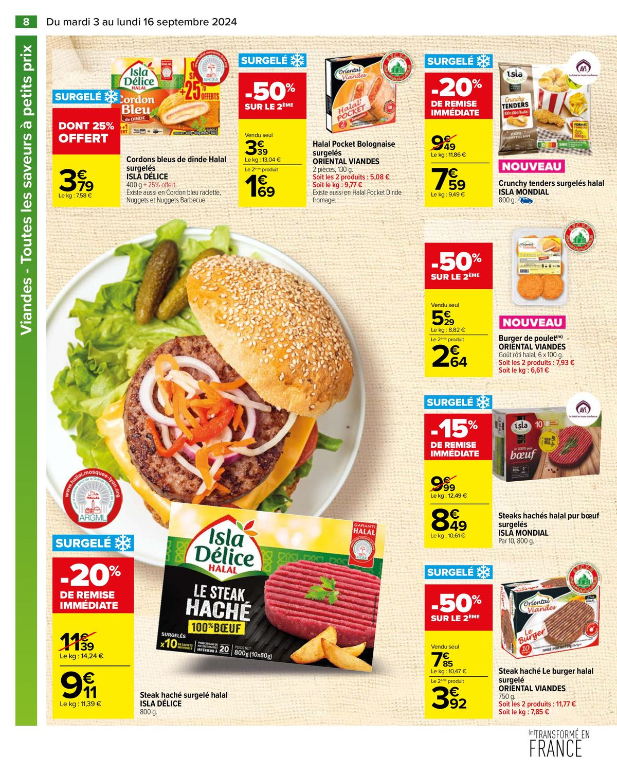 Catalogue LES PETITS PRIX HALAL - SEPTEMBRE, page 00010