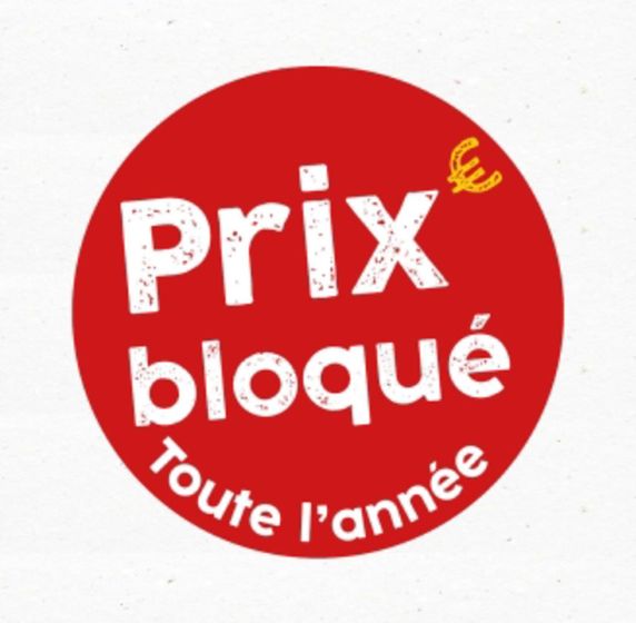 Prix bloqué toute l'année