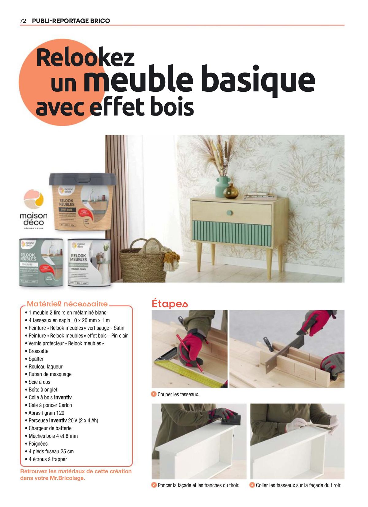 Catalogue Mr Bricolage Été 2024, page 00072