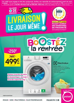 Promos de La rentrée à La Seyne-sur-Mer | Boostez la rentrée sur Pulsat | 29/08/2024 - 28/09/2024