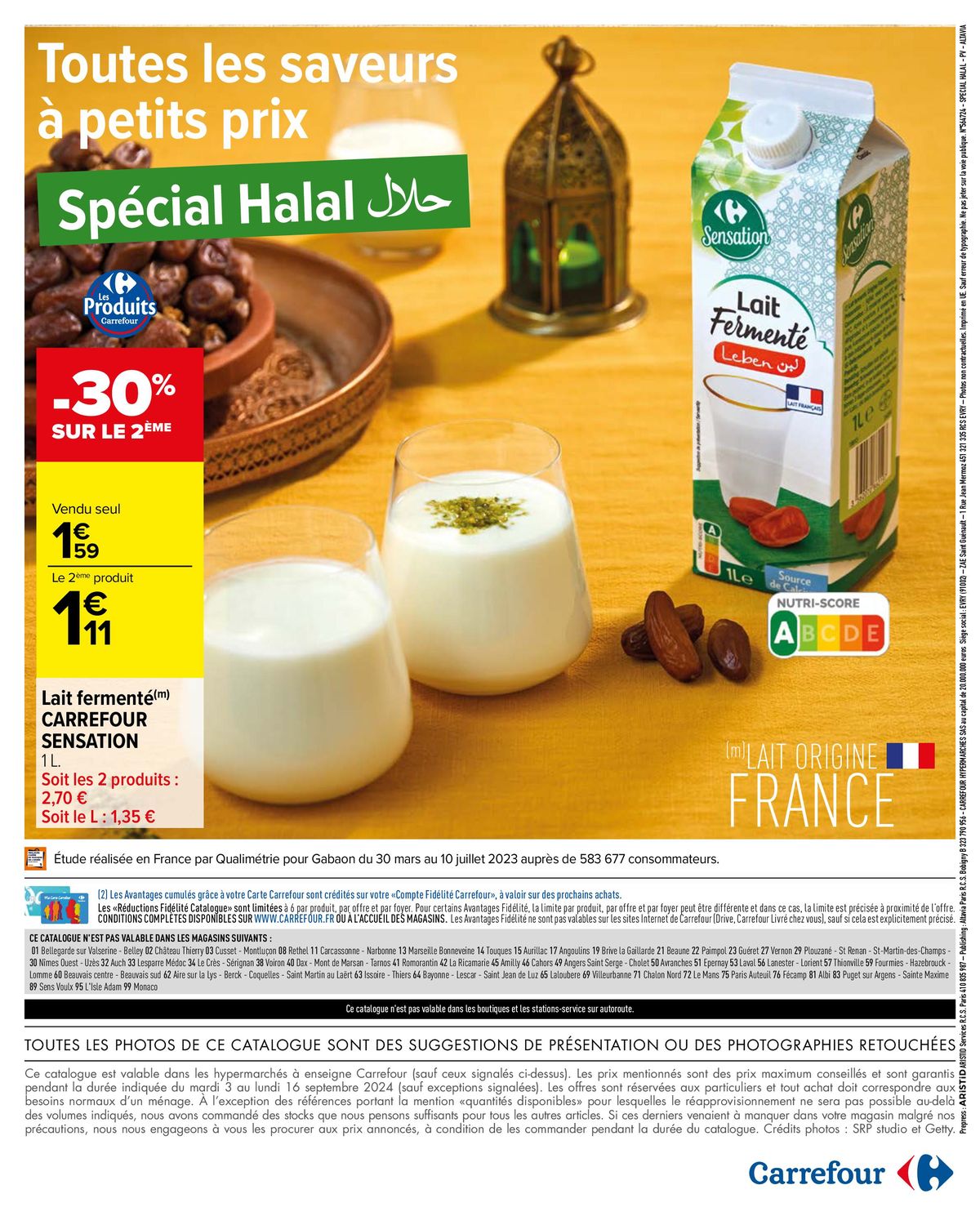 Catalogue LES PETITS PRIX HALAL - SEPTEMBRE, page 00002