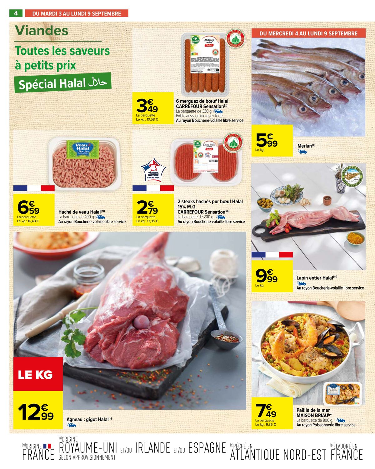 Catalogue LES PETITS PRIX HALAL - SEPTEMBRE, page 00006