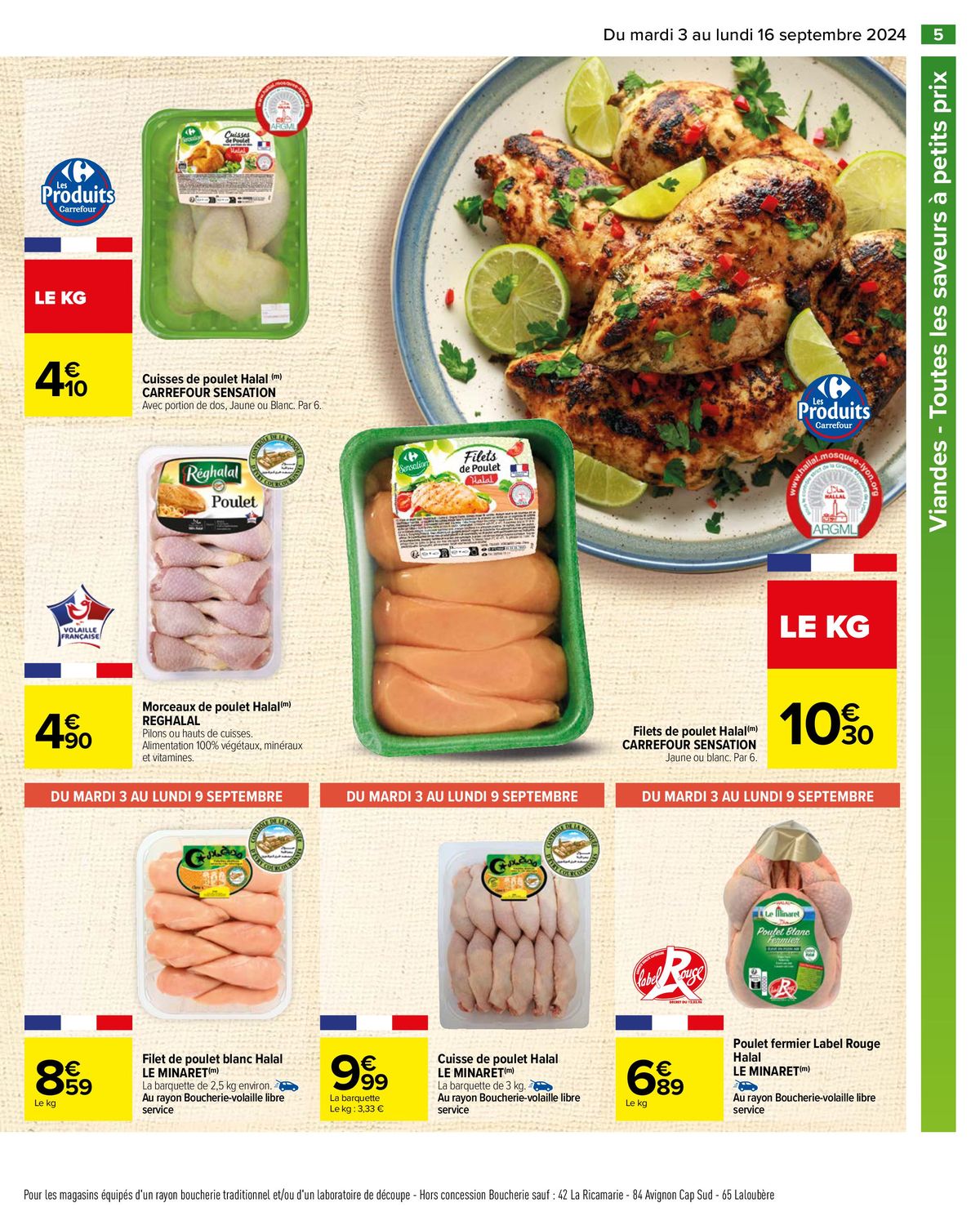 Catalogue LES PETITS PRIX HALAL - SEPTEMBRE, page 00007