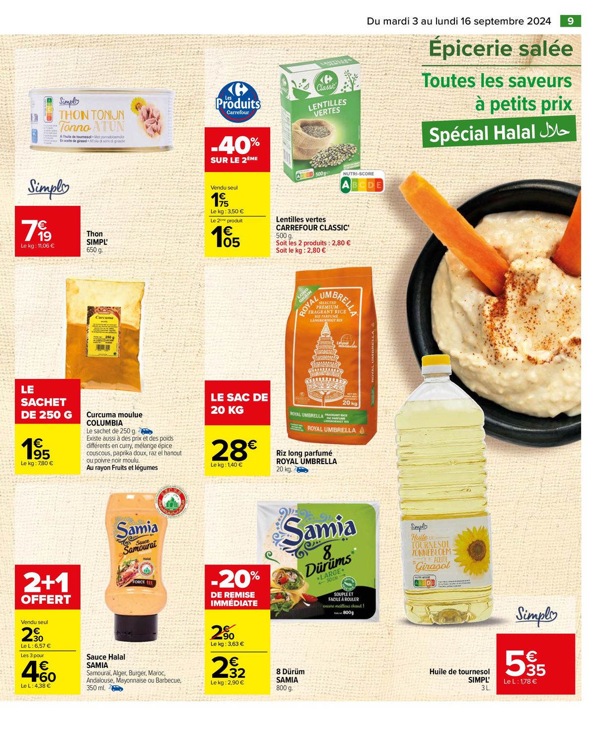 Catalogue LES PETITS PRIX HALAL - SEPTEMBRE, page 00011