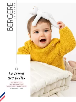 Promos de Culture et Loisirs à Clermont-Ferrand | Mag n° 63 - Le tricot des petits sur Bergère de France | 30/08/2024 - 28/02/2025