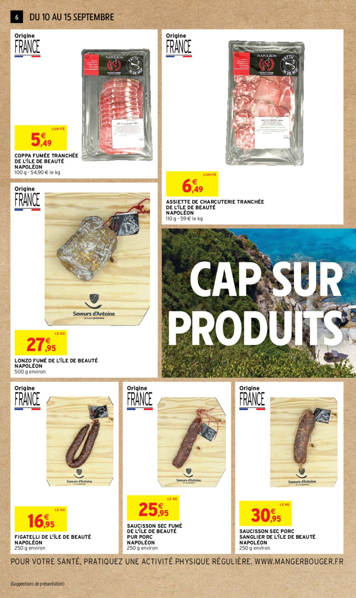 Catalogue CAHIERS REGIONS PRE ANNIVERSAIRE, page 00006