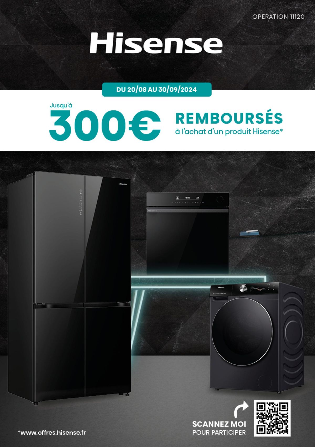 Catalogue Hisense Jusqu'à 300€ remboursés, page 00001