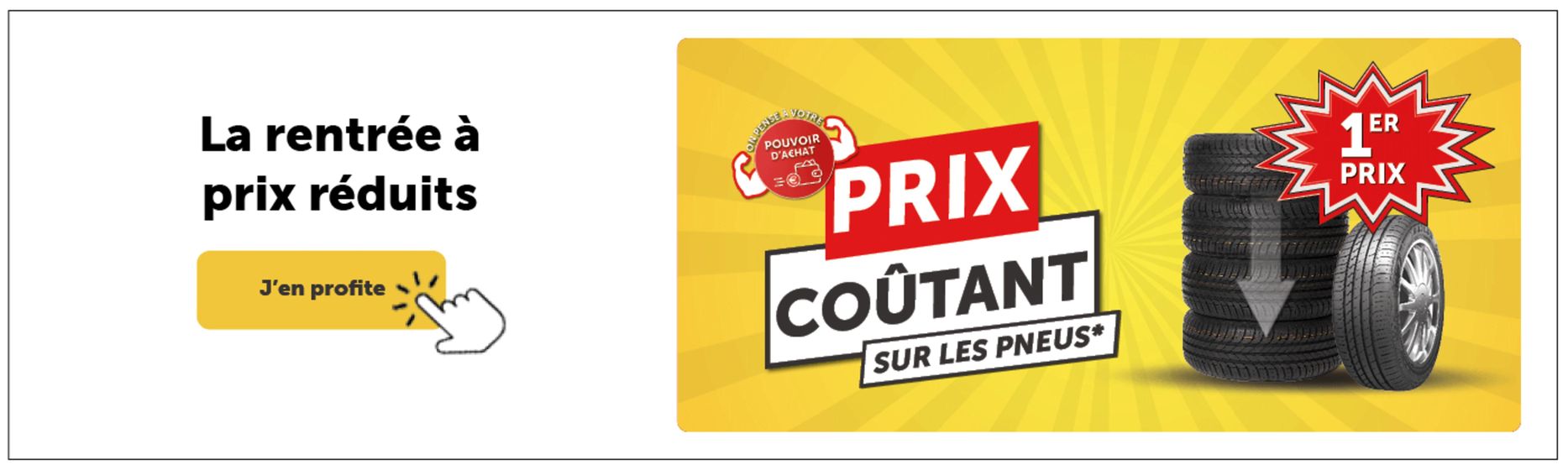 La rentrée à prix rédults