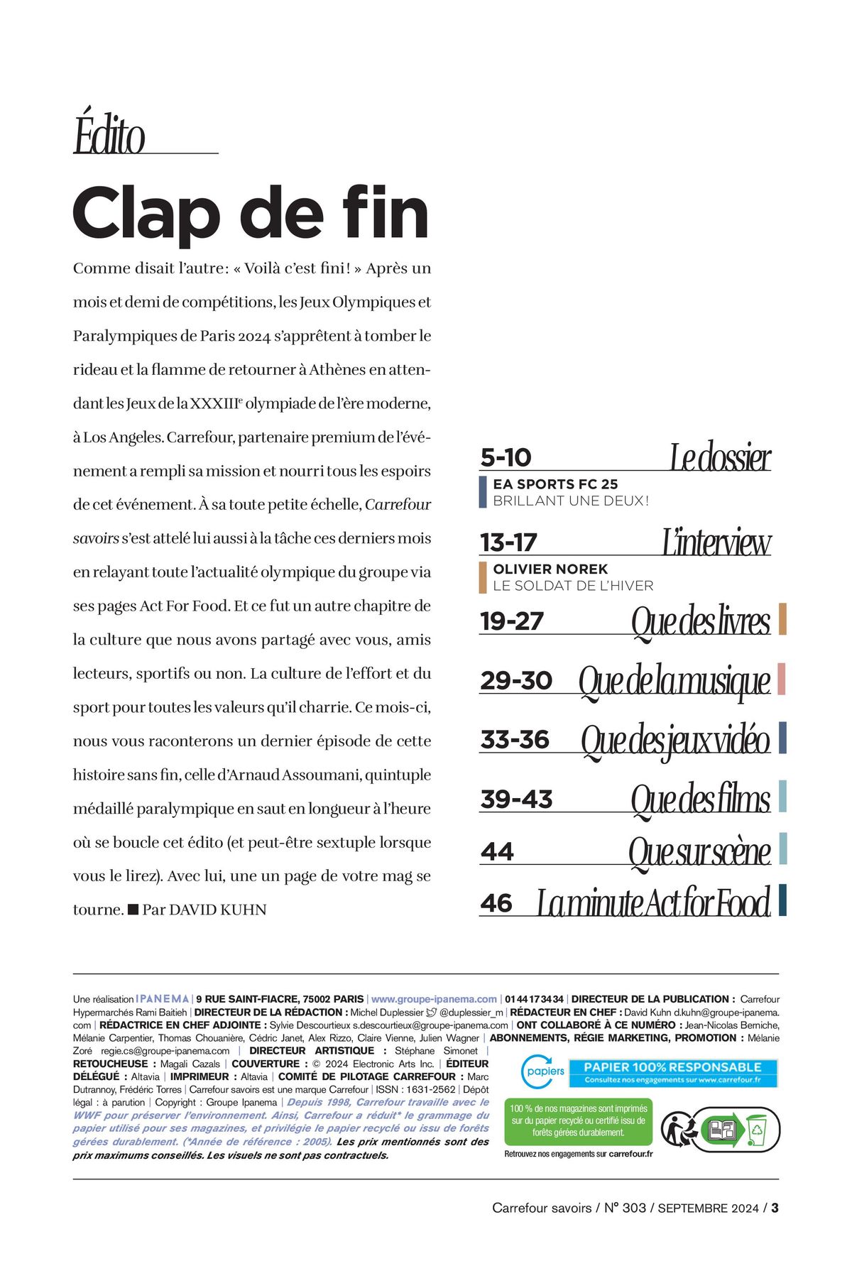 Catalogue À CHACUN SA CULTURE!, page 00003