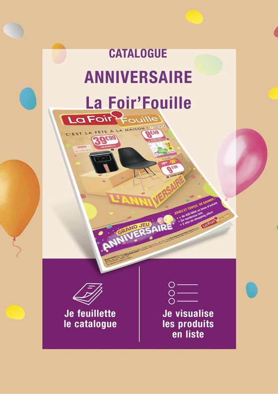 Catalogue Anniversaire