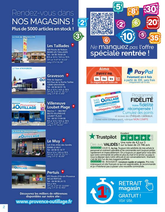 Catalogue Provence Outillage à Taillades | Catalogue Provence Outillage | 02/09/2024 - 22/09/2024