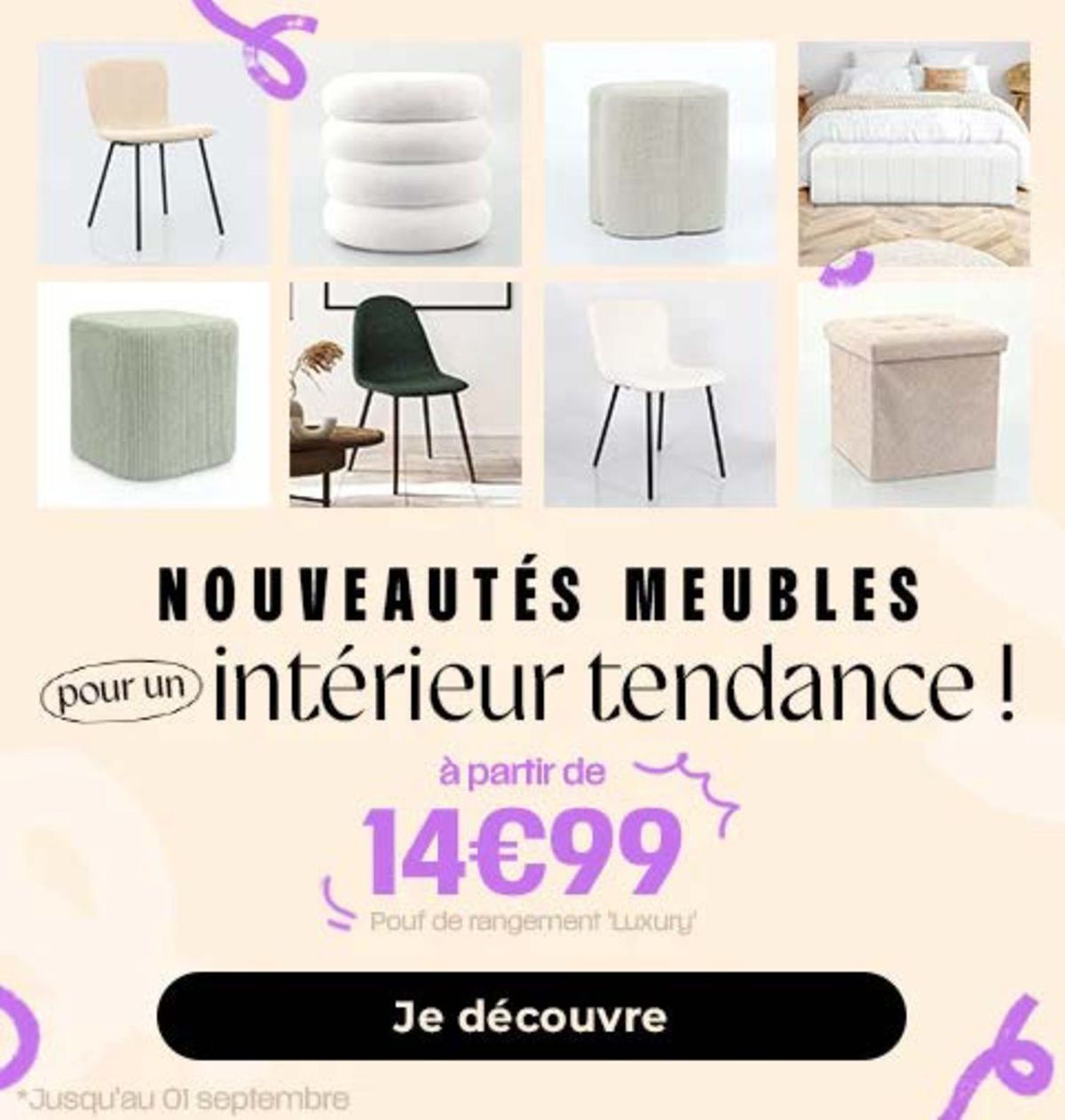 Catalogue Nouveautés meubles pour un intérieur tendance !, page 00001