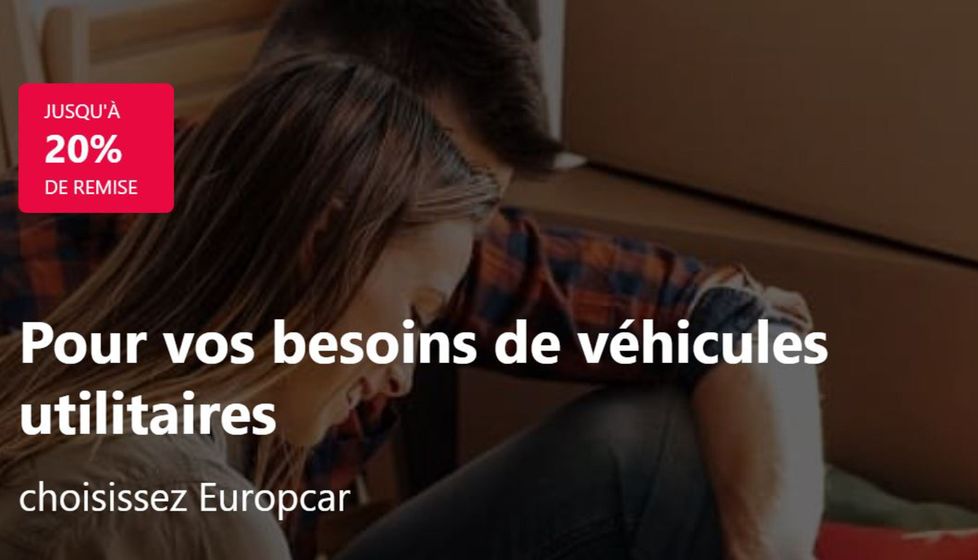 Catalogue Europcar à Nice | -20% Pour vos besoins de véhicules utilitaires | 02/09/2024 - 30/09/2024