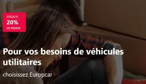 Promos de Auto et Moto à Goin | -20% Pour vos besoins de véhicules utilitaires sur Europcar | 02/09/2024 - 30/09/2024