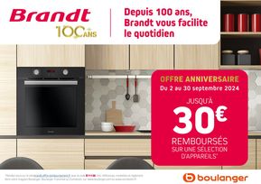 Promos de Multimédia et Electroménager à Baume-les-Dames | OFFRE ANNIVERSAIRE sur Boulanger | 02/09/2024 - 30/09/2024