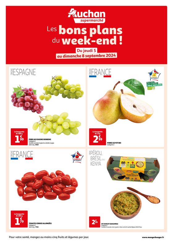 Les bons plans du week-end dans votre super !