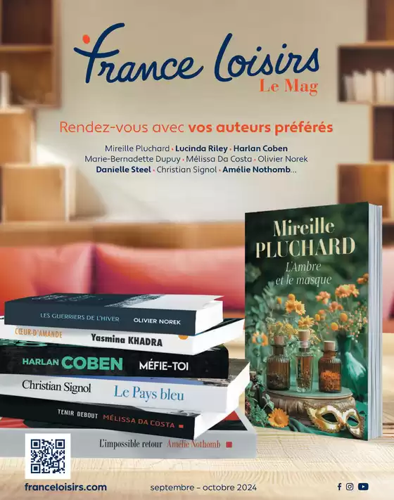 Catalogue France Loisirs à Lyon | Septembre - Octobre 2024 | 02/09/2024 - 31/10/2024