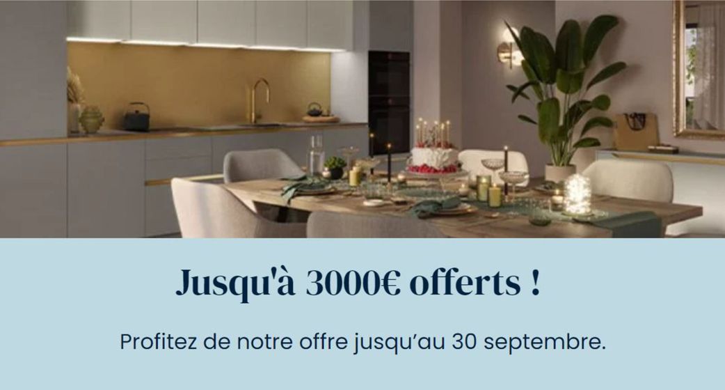 Profitez de notre offre jusqu’au 30 septembre.