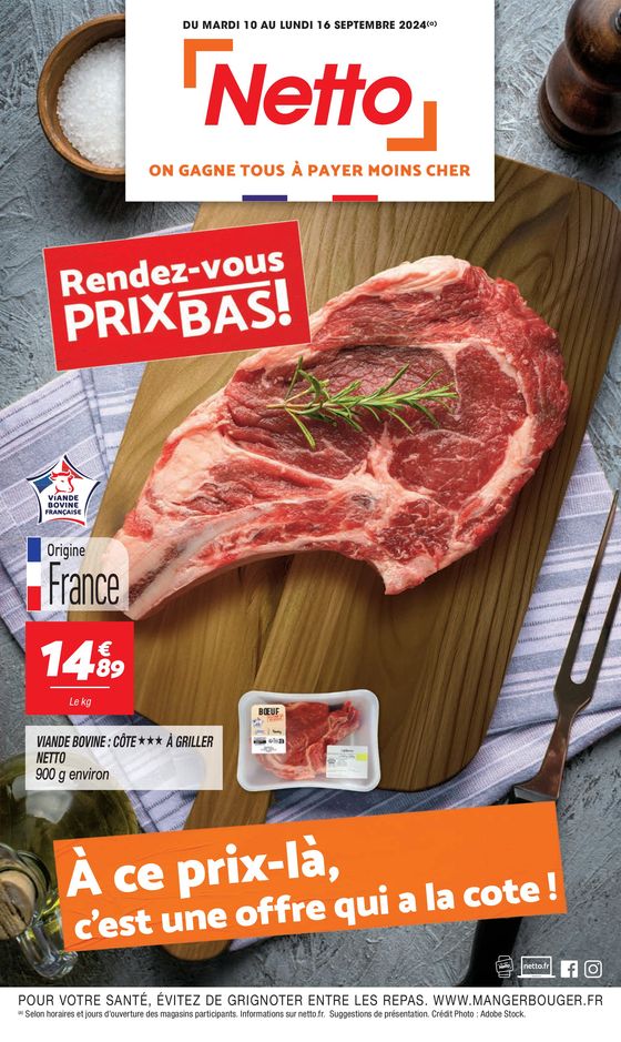 SEMAINE PROCHAINE : Rendez-vous prix bas !