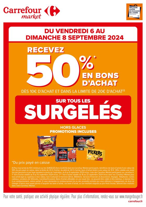 OPERATION BON D’ACHAT SURGELES