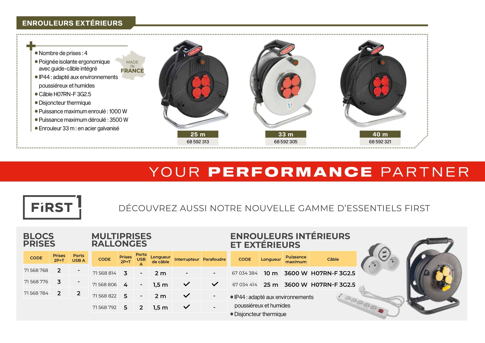 Catalogue LA GAMME ÉLECTRIQUE POUR ALIMENTER VOTRE PERFORMANCE, page 00003