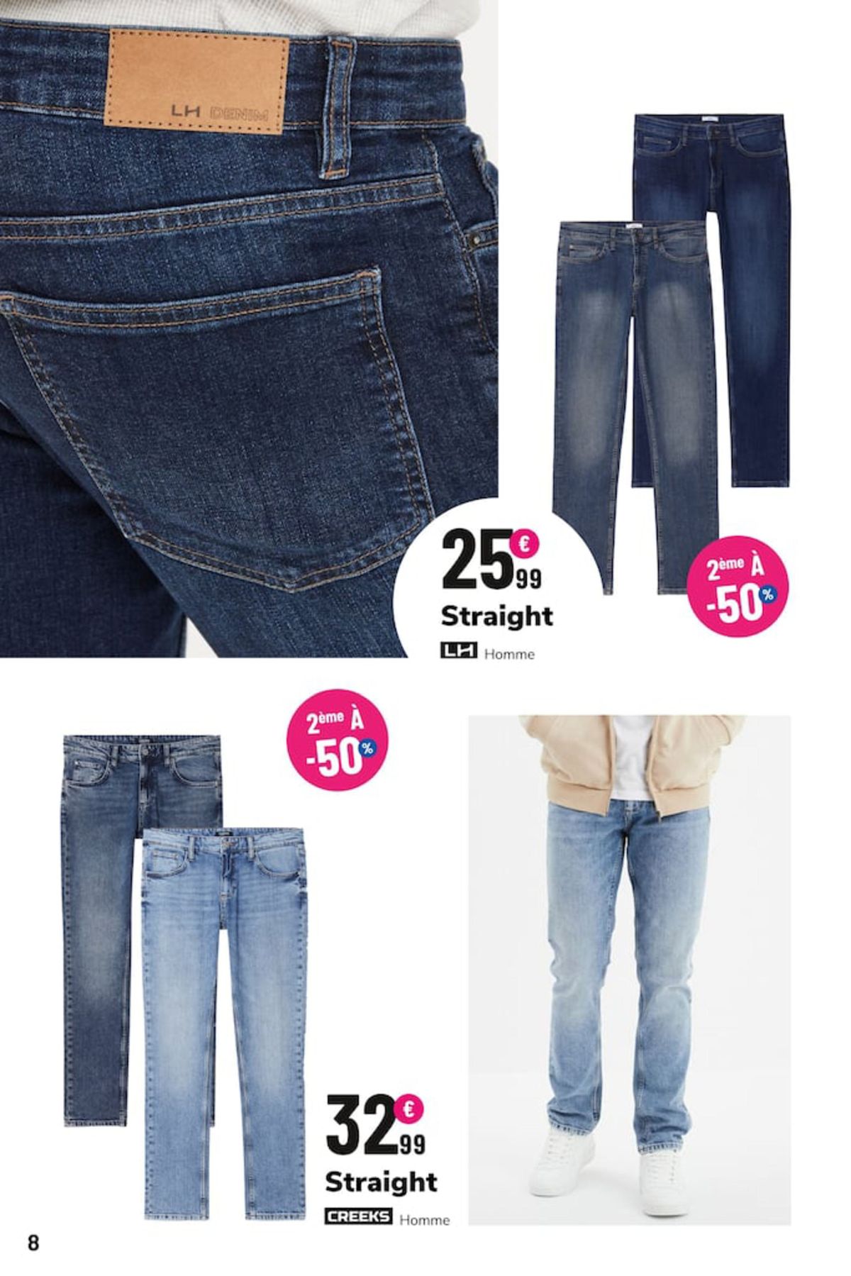 Catalogue 2ème jeans à -50% por toute la famille, page 00008