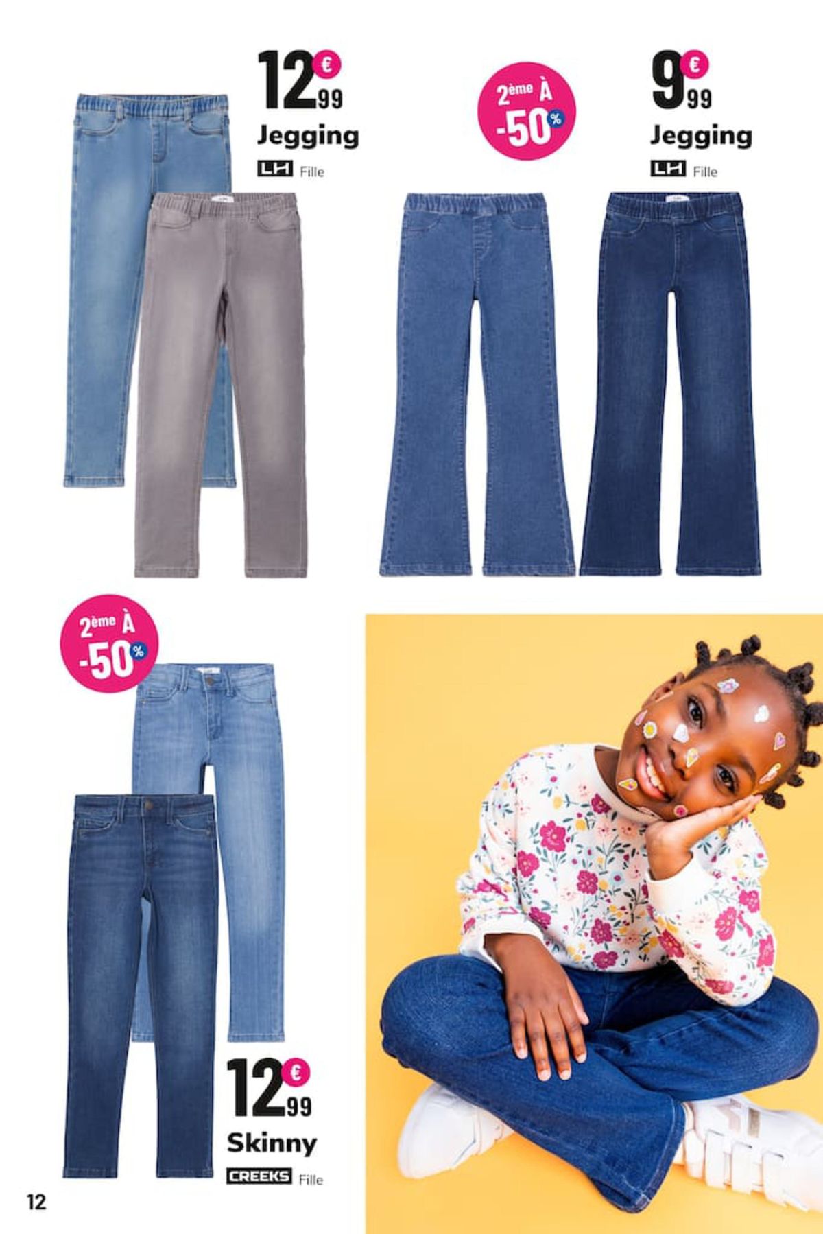 Catalogue 2ème jeans à -50% por toute la famille, page 00012