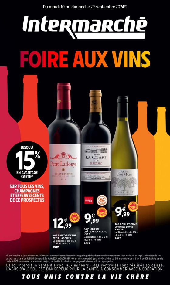 Catalogue Intermarché à Cachan | EVEN FOIRE AUX VINS AUTOMNE | 10/09/2024 - 29/09/2024