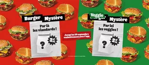 Promos de Restaurants à Chamousset |  Burger Mystère  sur Burger King | 03/09/2024 - 29/09/2024