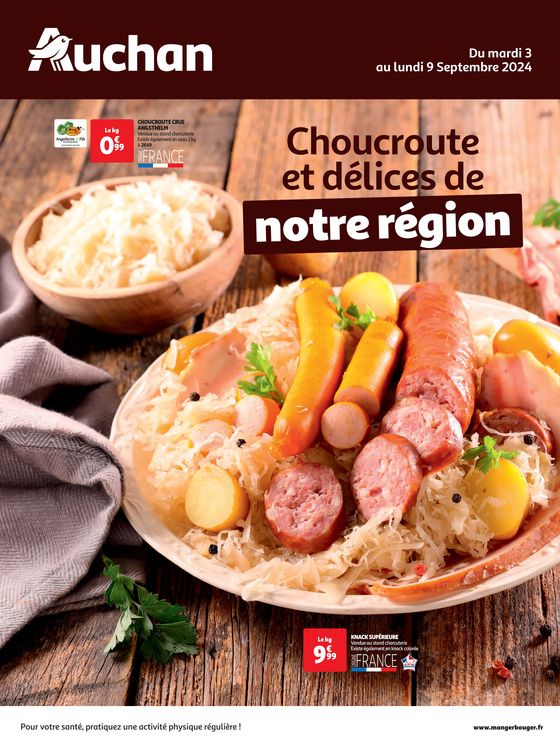 Choucroute et délices de notre région