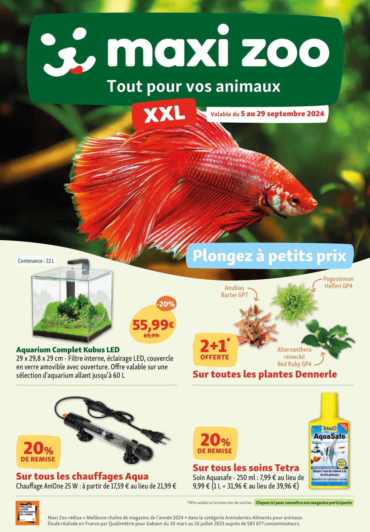 Catalogue Maxi Zoo: Tout pour vos animaux XXL, page 00001