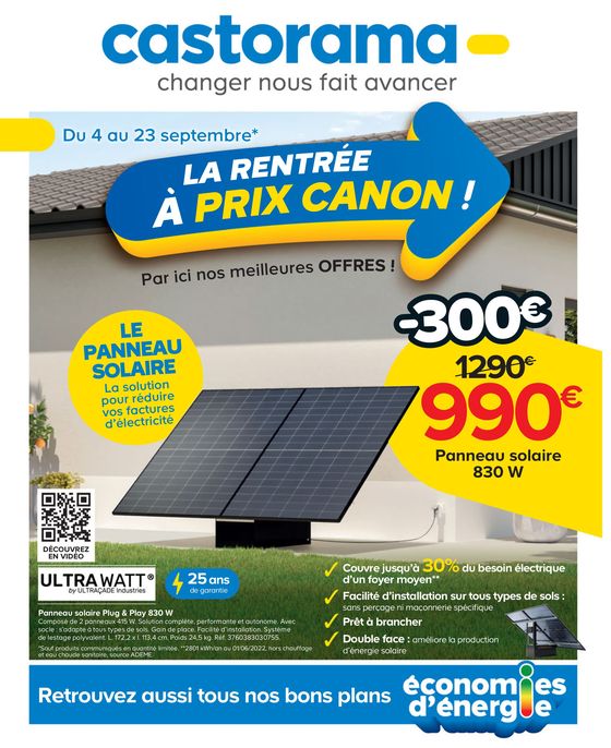 La rentrée à prix canon!