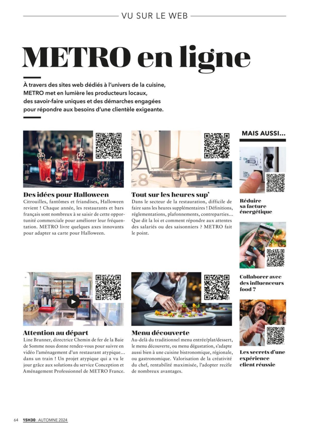 Catalogue Metro Magazine 15h30 N°11, page 00060