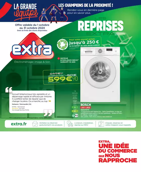 Catalogue Extra à Ervy-le-Châtel | EXTRA Tabloid Octobre 2024 BB | 01/10/2024 - 31/10/2024