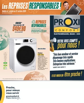 Catalogue Proxi Confort | PROXICONFORT Tabloid octobre 2024 BP | 01/10/2024 - 31/10/2024