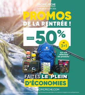 Promos de Sport à Chambray-lès-Tours | C'est la rentrée chez Pacific Pêche ! sur Pacific Pêche | 04/09/2024 - 22/09/2024