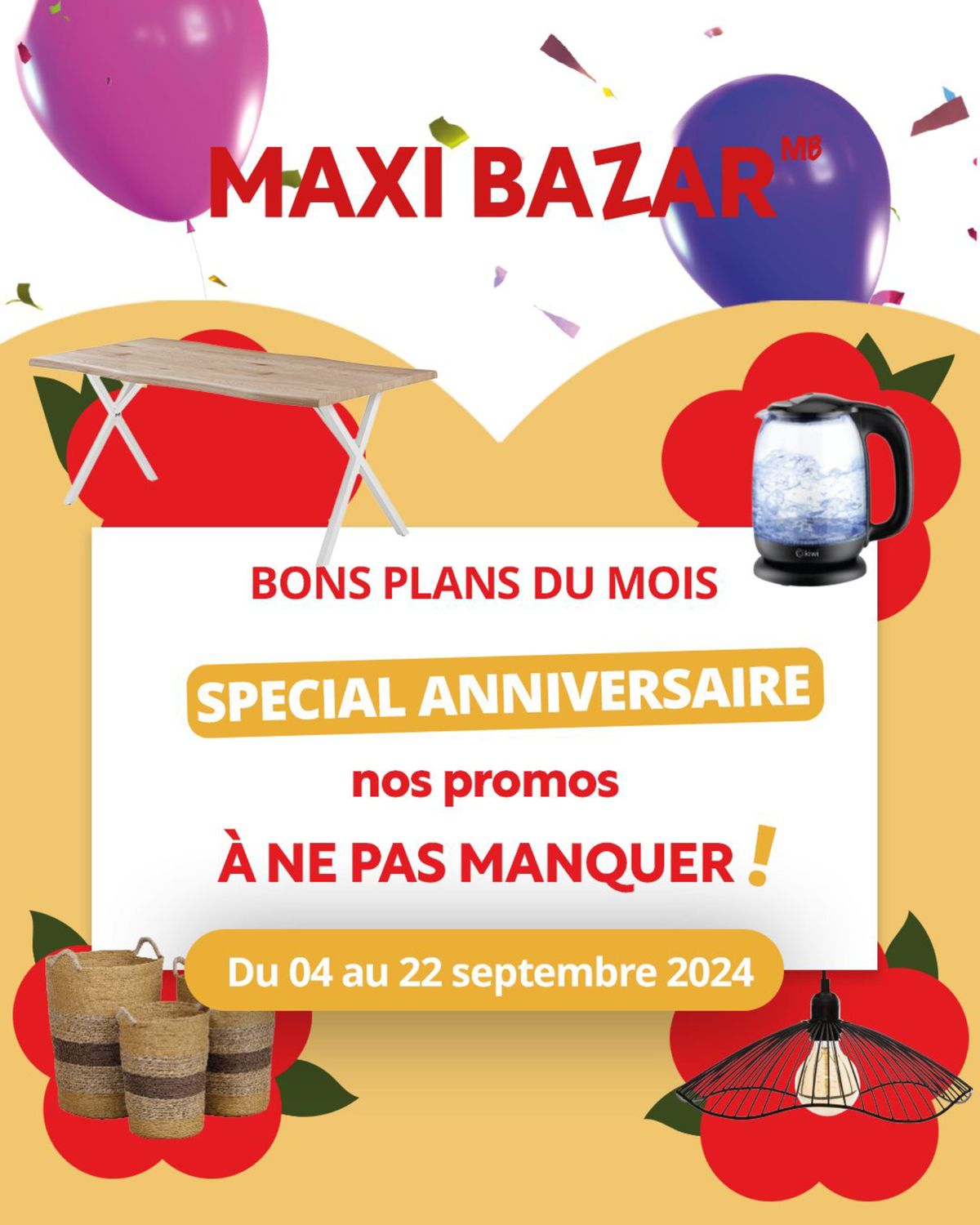 Catalogue Maxi Anniversaire : des promos irrésistibles !, page 00001