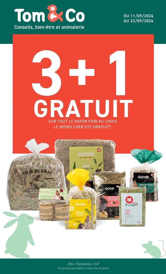 3 + 1 gratuit