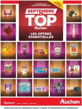 Catalogue Auchan Hypermarché à Saulce-sur-Rhône | Septembre au top : 25 offres essentielles ! | 17/09/2024 - 23/09/2024