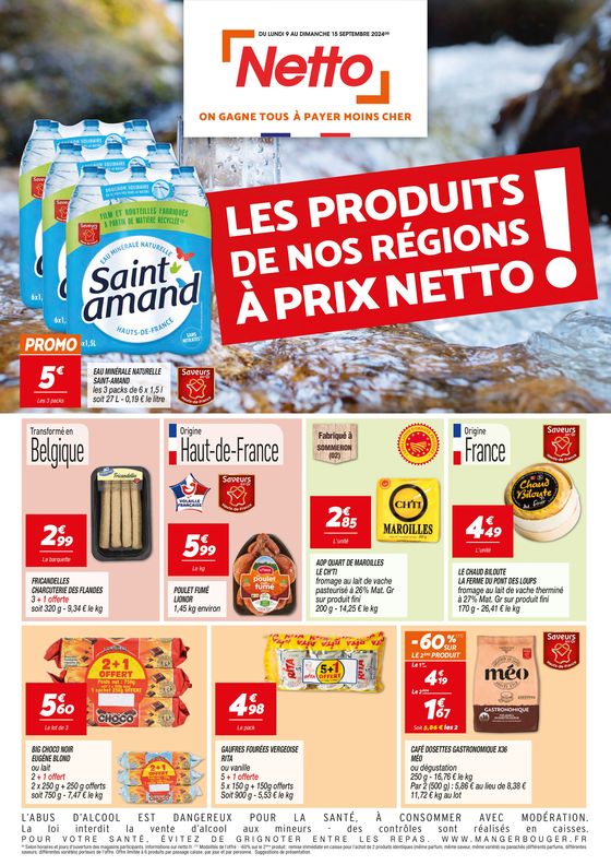 Catalogue Netto à La Ciotat | PROSPECTUS REGION NORD S37 | 09/09/2024 - 15/09/2024