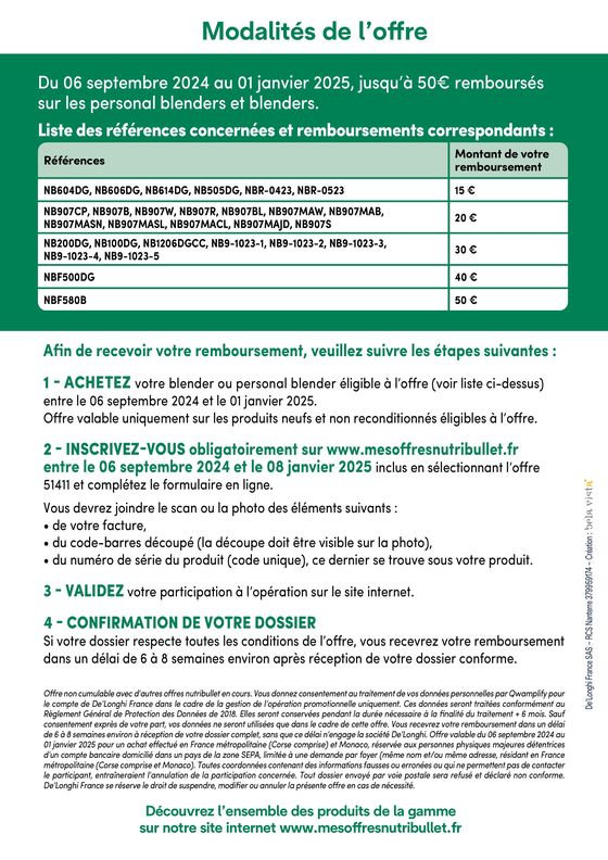 Catalogue MDA à Concarneau | Jusqu'à 50€ remboursés | 06/09/2024 - 01/01/2025