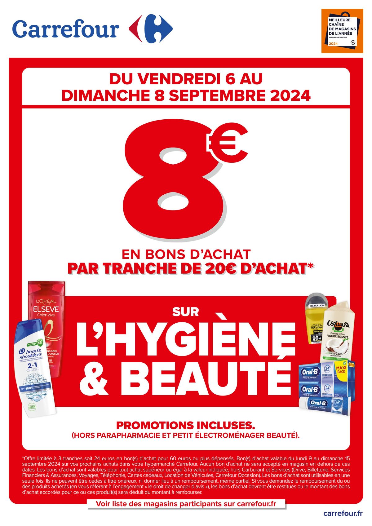 Catalogue OPERATION BON D’ACHAT HYGIENE BEAUTE, page 00001