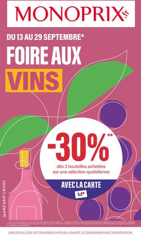 Catalogue Monoprix à Nîmes | GUIDE DE LA FOIRE AUX VINS | 13/09/2024 - 29/09/2024