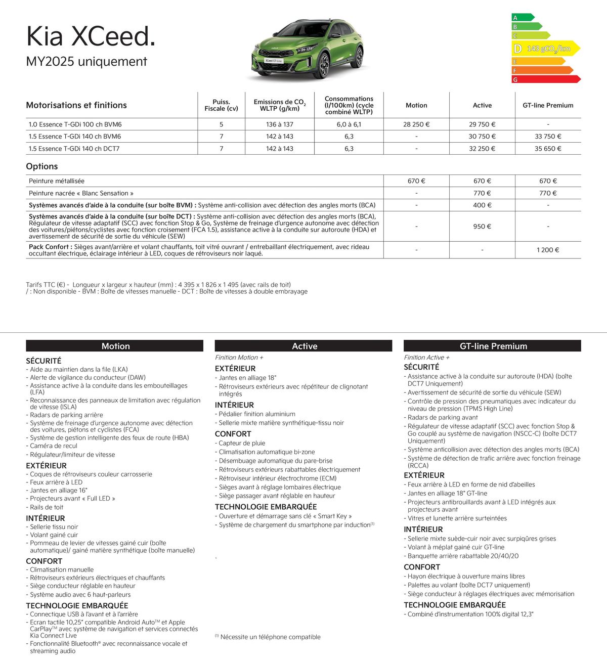 Catalogue KIA Tarif Gamme 2024, page 00010