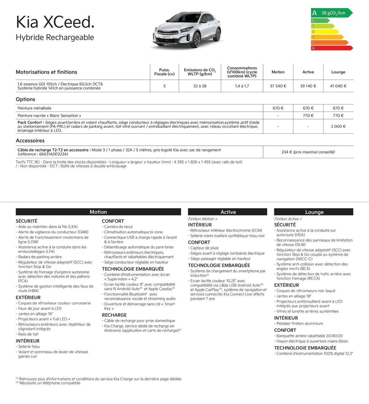 Catalogue KIA Tarif Gamme 2024, page 00012