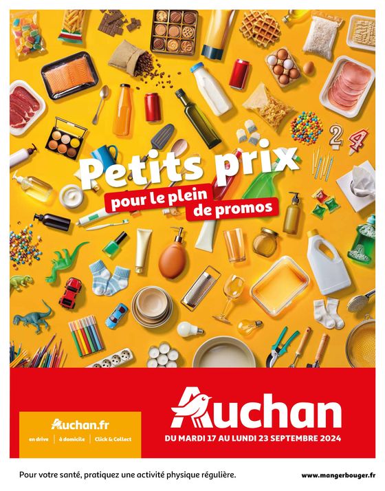 Catalogue Auchan Hypermarché | Petits prix : pour le plein de promos  | 17/09/2024 - 23/09/2024