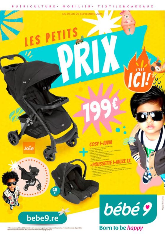 Catalogue Bébé 9 à Barjouville | Le petits prix | 06/09/2024 - 29/09/2024